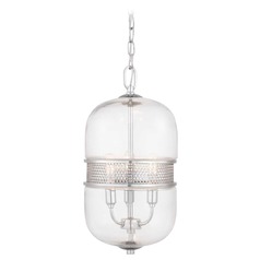 Cayce Polished Chrome Pendant with Oblong Shade by Progress Lighting