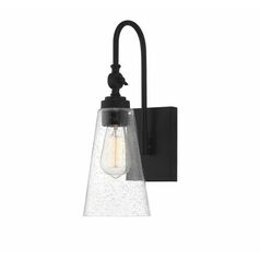 York Adjustable Wall Sconce in Matte Black by Savoy House