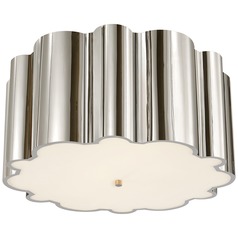 Alexa Hampton Markos Grande Flush Mount in Nickel by Visual Comfort Signature