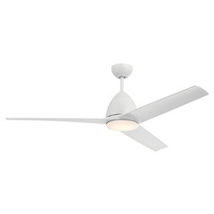 Nitro White LED Ceiling Fan by Craftmade Lighting