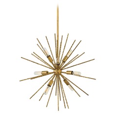 Tryst 22-Inch Orb Pendant in Burnished Gold by Fredrick Ramond