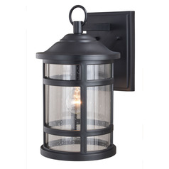Vaxcel Lighting Southport Matte Black Outdoor Wall Light