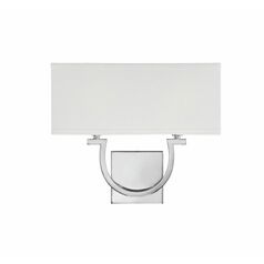 Rhodes 2-Light Wall Sconce in Polished Nickel by Savoy House