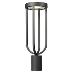 Z-Lite Leland Sand Black LED Post Light