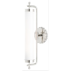 Currey and Company Barry Goralnick Latimer Polished Nickel Sconce