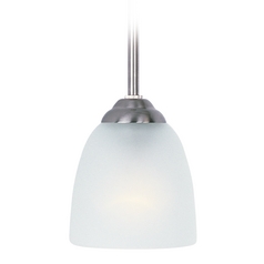 Stefan Satin Nickel Mini Pendant by Maxim Lighting