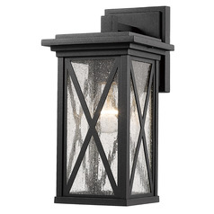 Brookside Black Outdoor Wall Light by Z-Lite