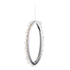 Scoppia 11-Inch LED Pendant in Chrome by Eurofase Lighting