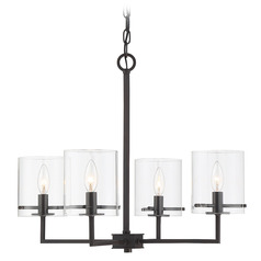 4-Light Chandelier in Oil Rubbed Bronze by Meridian