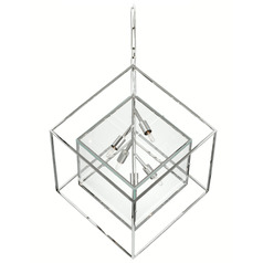 Kelly Wearstler Cubed X-Large Pendant in Nickel by VC Signature