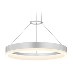 Modern LED Pendant in Aluminum by Sonneman Lighting
