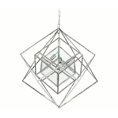 Kelly Wearstler Cubist Chandelier in Polished Nickel by VC Signature