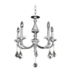 Allegri Floridia 5-Light Crystal Chandelier in Polished Chrome