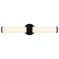 Quoizel Lighting Kaye Matte Black LED Vertical Bathroom Light