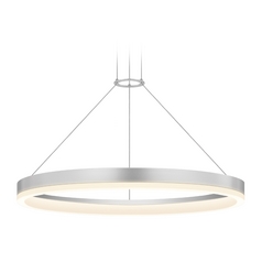 Modern LED Pendant in Aluminum by Sonneman Lighting