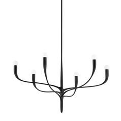 Labra 36.75-Inch Chandelier in Aged Iron by Hudson Valley Lighting