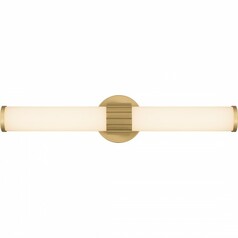 Kaye 22.50-Inch LED Bath Bar in Aged Brass by Quoizel Lighting