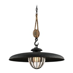 Murphy 32-Inch Wide Pendant in Vintage Iron by Troy Lighting