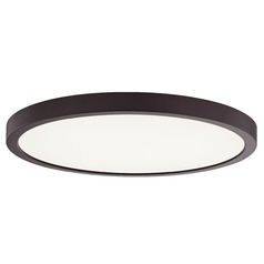 Flat LED Light Surface Mount 14-Inch Round Bronze 2700K 1560LM