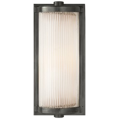 Thomas OBrien Dresser Glass Rod Light in Bronze by Visual Comfort Signature