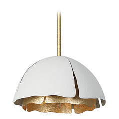 Brewster Cavalier Gold & Royal White Pendant by Savoy House