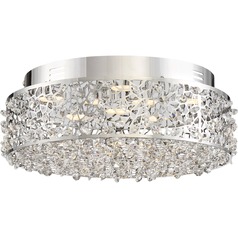 Starlet Polished Chrome LED Flush by Quoizel Lighting
