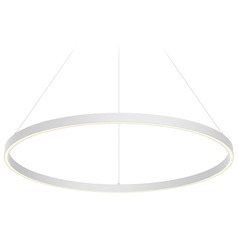 Cerchio White LED Pendant by Kuzco Lighting
