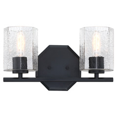 Designers Fountain Haven Matte Black Bathroom Light