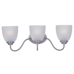Stefan Satin Nickel Bathroom Light by Maxim Lighting