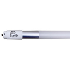 24W T8 3CCT 6-Ft Single Pin Base Ballast Bypass LED Bulb by Satco