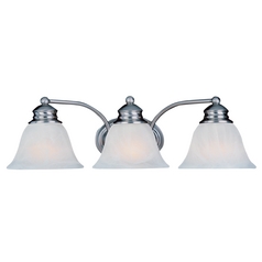 Malaga Satin Nickel Bathroom Light by Maxim Lighting