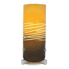 Dune Satin Nickel Table Top Torchiere Lamp by Oggetti Lighting