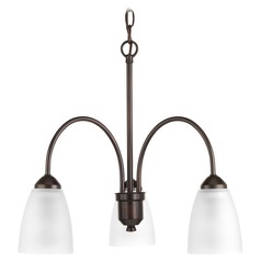 Gather Antique Bronze Chandelier by Progress Lighting