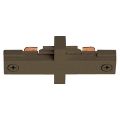 Trac-Lites Small Bronze Straight Connector by Juno Lighting Group