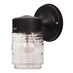 Black Outdoor Wall Light by Savoy House