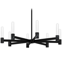 Quoizel Lighting Adler Matte Black LED Chandelier