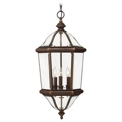 Outdoor Hanging Light with Clear Glass in Copper Bronze by Hinkley Lighting