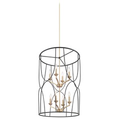 Landree Black 8-Light Pendant by Progress Lighting