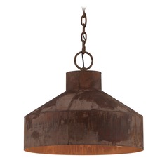 Rise & Shine Rust Patina Pendant by Troy Lighting