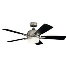 Leeds 52-Inch LED Fan in Brushed Nickel by Kichler Lighting
