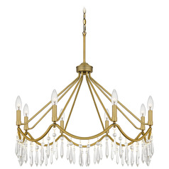 Quoizel Lighting Airedale Aged Brass Chandelier