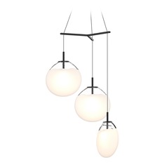 Cantina LED Multi-Light Pendant Black by Sonneman Lighting