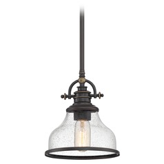 Grant Palladian Bronze Mini Pendant by Quoizel Lighting