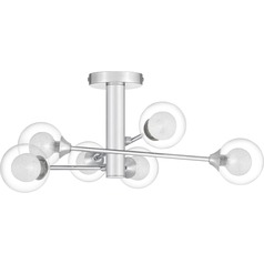 Spellbound Polished Chrome Semi-Flush by Quoizel Lighting