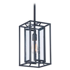Maxim Lighting Era Black LED Mini-Pendant Light with Square Shade