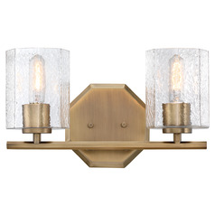 Designers Fountain Haven Old Satin Brass Bathroom Light