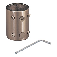 Downrod Coupler in Burnished Nickel by Minka Aire