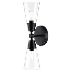 Designers Fountain Norro Matte Black Vertical Bathroom Light