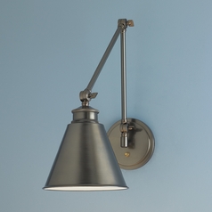 Aidan Architectural Bronze Swing Arm Lamp