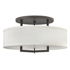 Hampton 26-Inch Buckeye Bronze LED Semi-Flush Mount by Hinkley Lighting